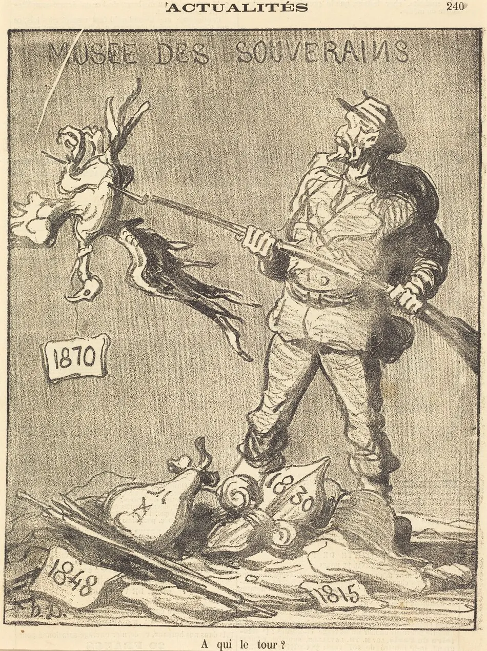 A qui le tour? by Honoré Daumier