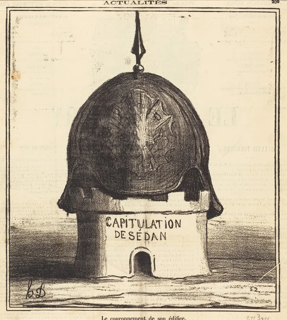 Le couronnement de son édifice by Honoré Daumier