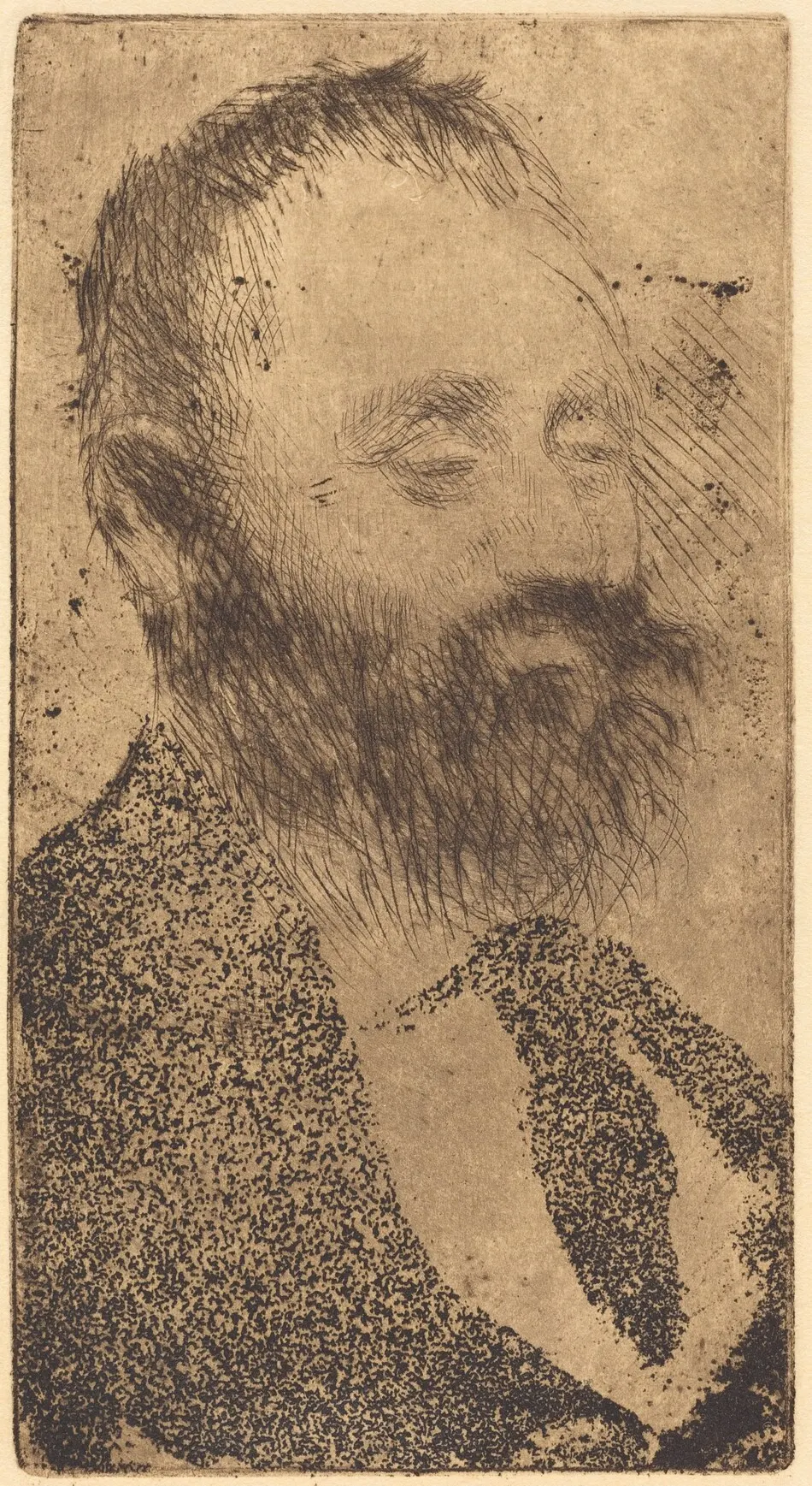 Alphonse Hirsch by Edgar Degas