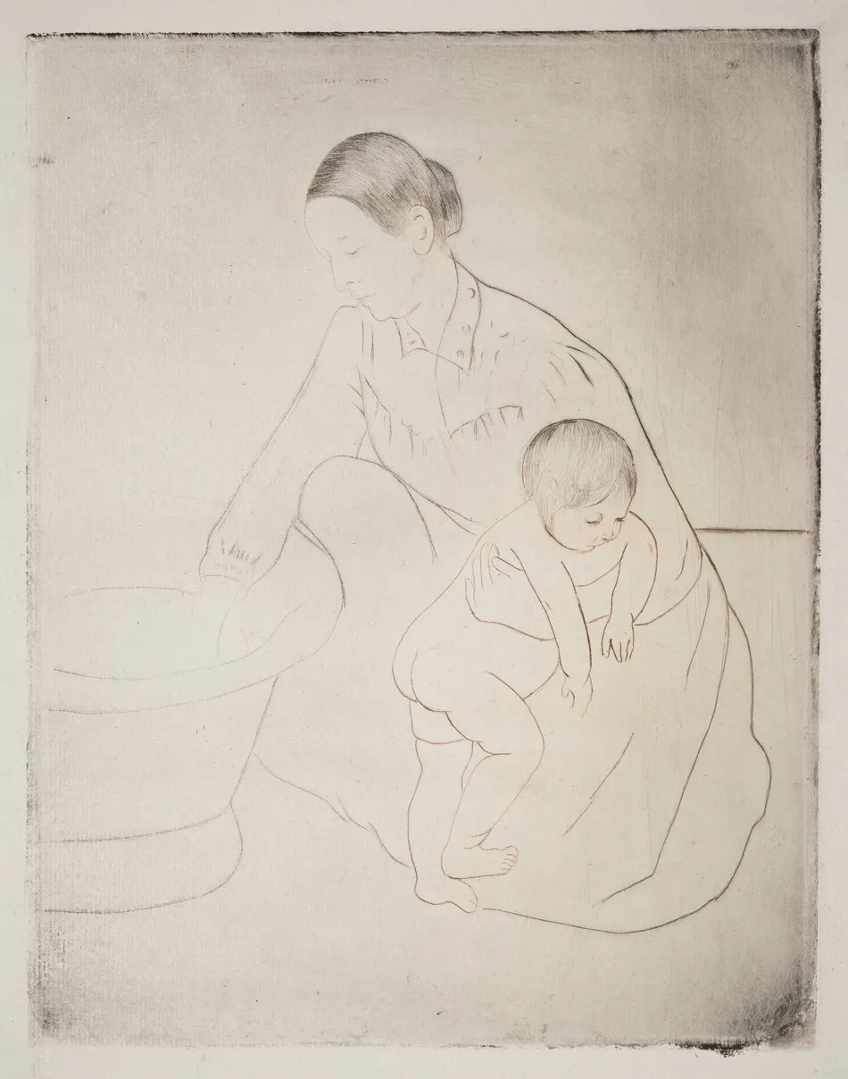 The Bath by Mary Cassatt