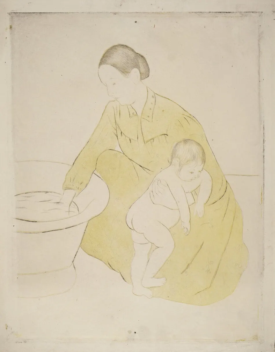 The Bath by Mary Cassatt