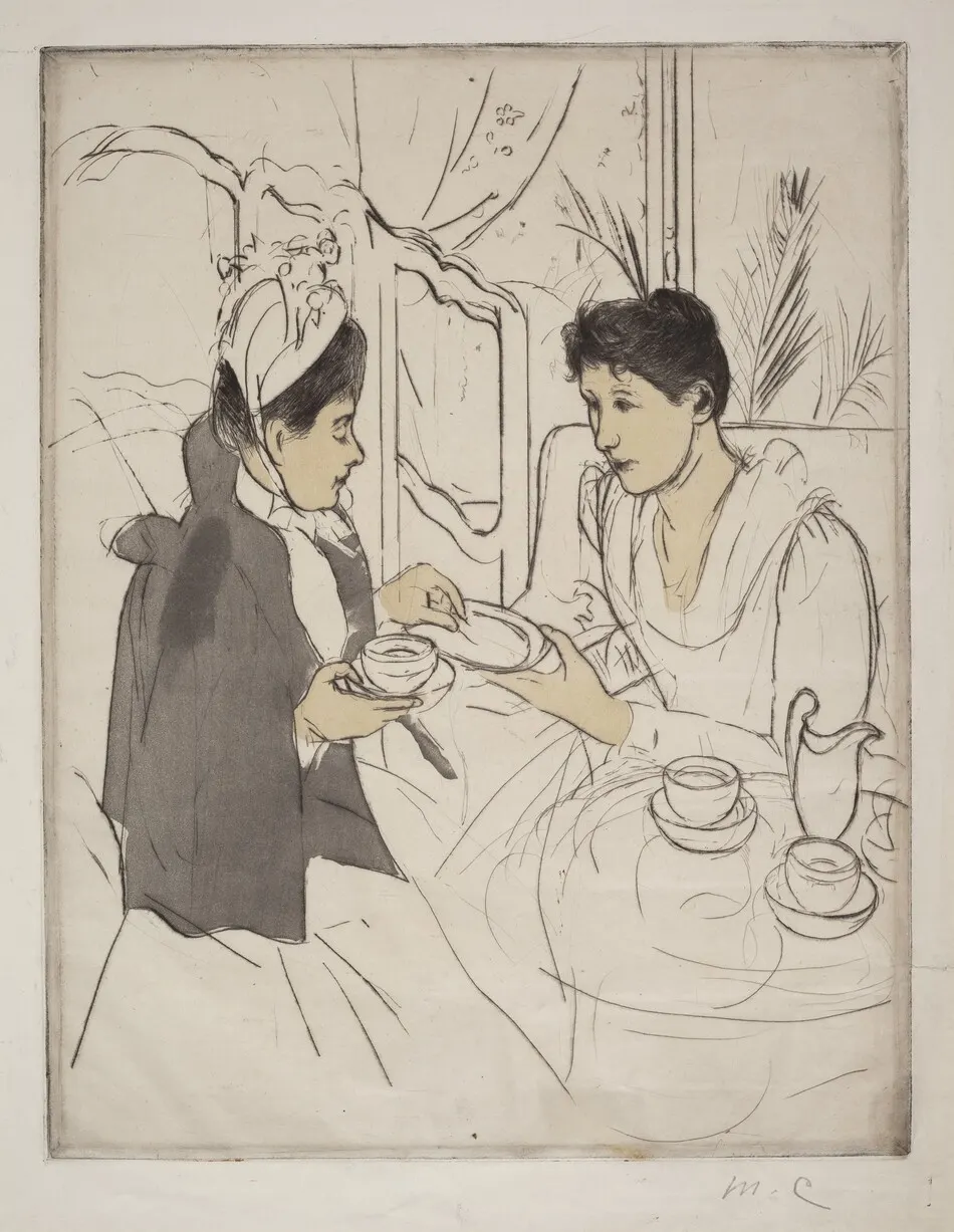 Afternoon Tea Party by Mary Cassatt