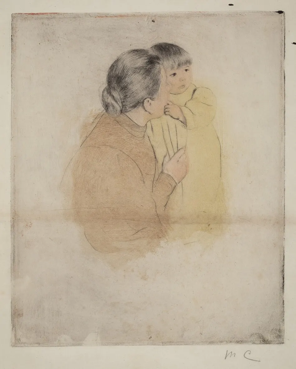 Peasant Mother and Child by Mary Cassatt