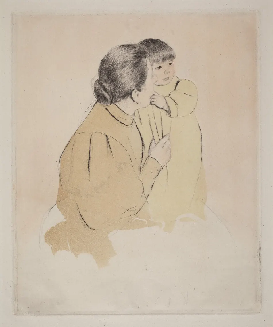 Peasant Mother and Child by Mary Cassatt