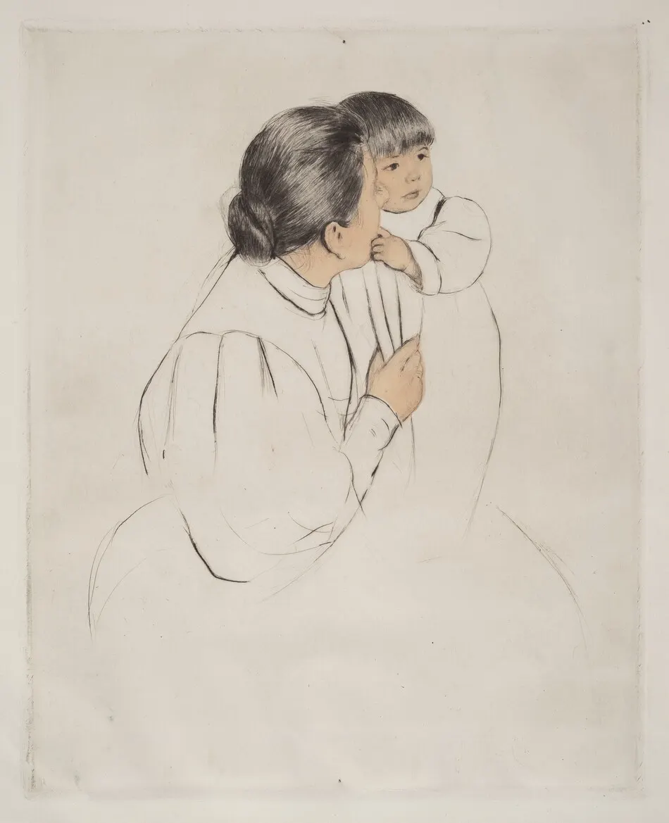 Peasant Mother and Child by Mary Cassatt