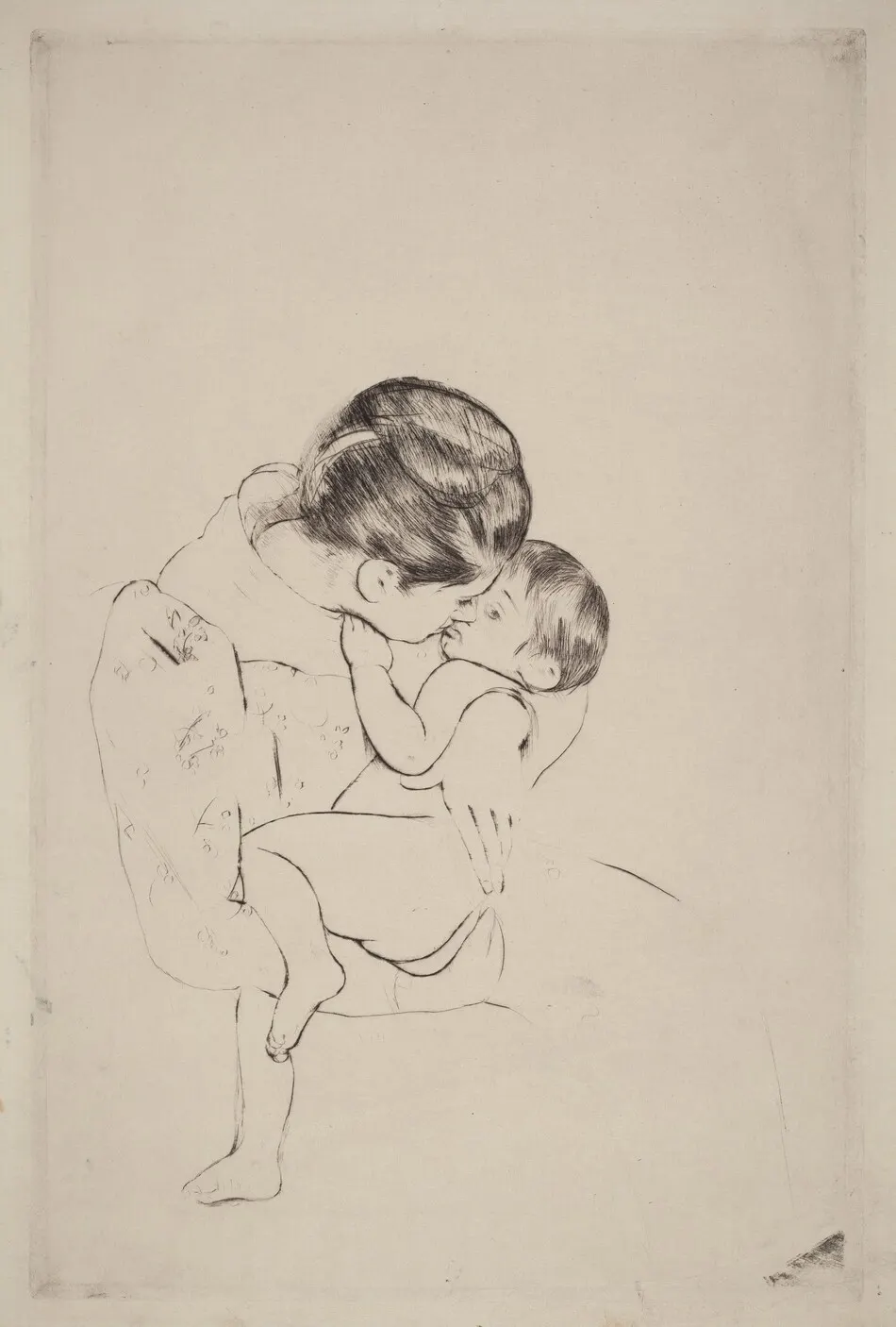 Mother's Kiss by Mary Cassatt