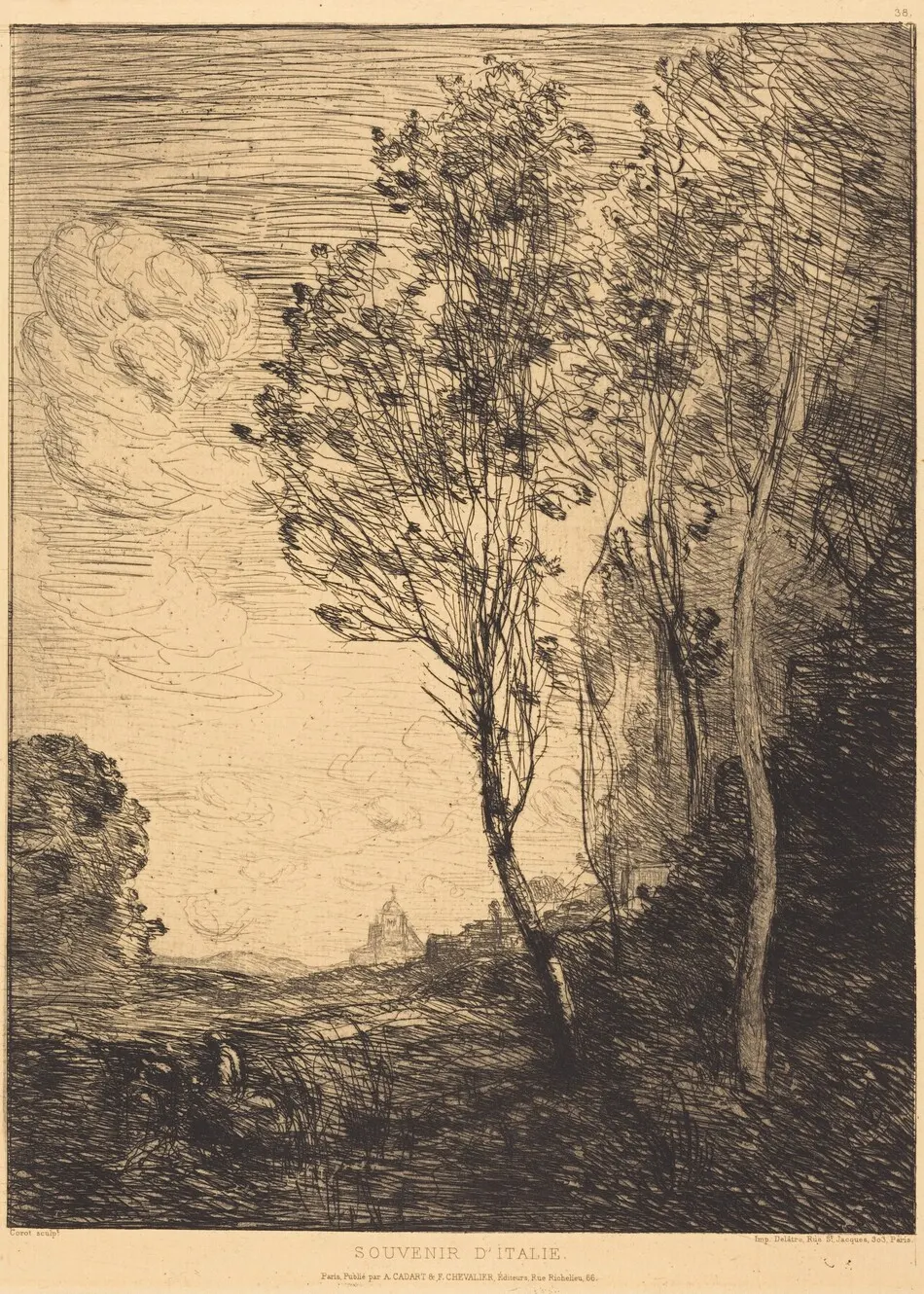 Souvenir of Italy (Souvenir d'Italie) by Jean-Baptiste-Camille Corot