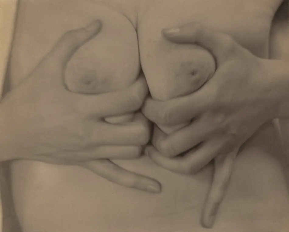 Georgia O'Keeffe—Hands and Breasts by Alfred Stieglitz