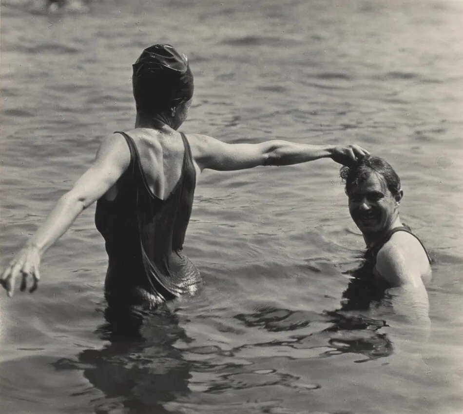 Georgia O'Keeffe and Waldo Frank by Alfred Stieglitz