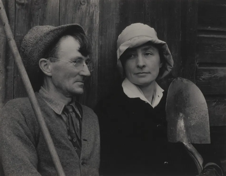 Georgia O'Keeffe and Donald Davidson by Alfred Stieglitz