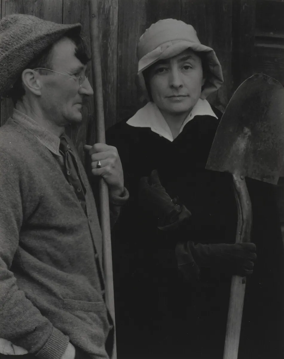 Georgia O'Keeffe and Donald Davidson by Alfred Stieglitz