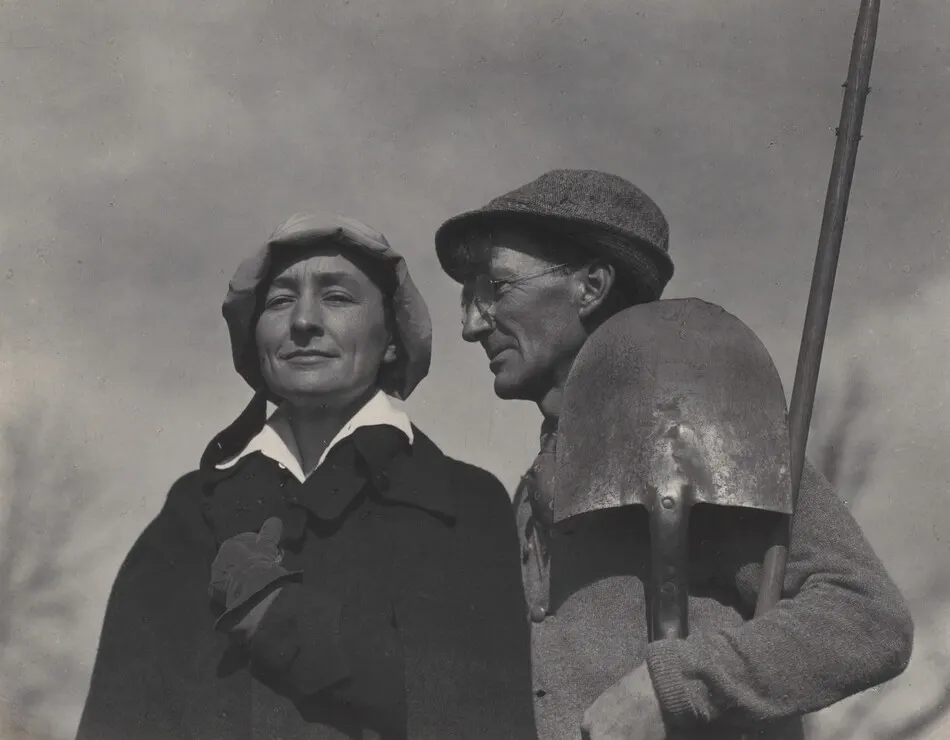 Georgia O'Keeffe and Donald Davidson by Alfred Stieglitz