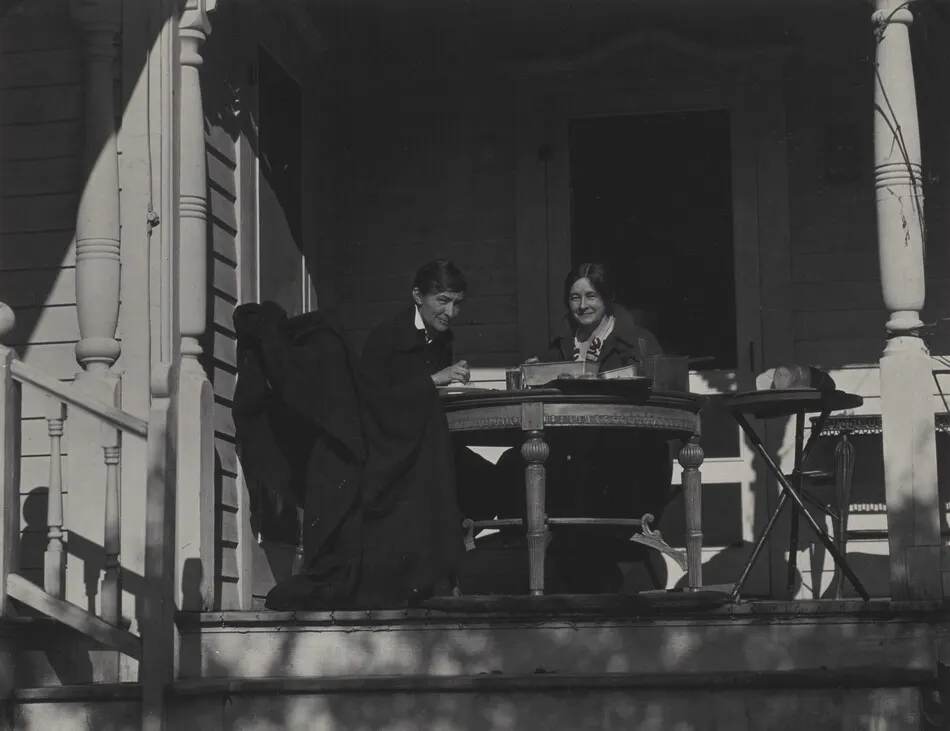 Georgia and Ida O'Keeffe by Alfred Stieglitz