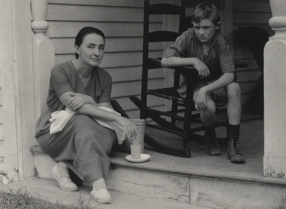 Georgia O'Keeffe and Frank Prosser by Alfred Stieglitz