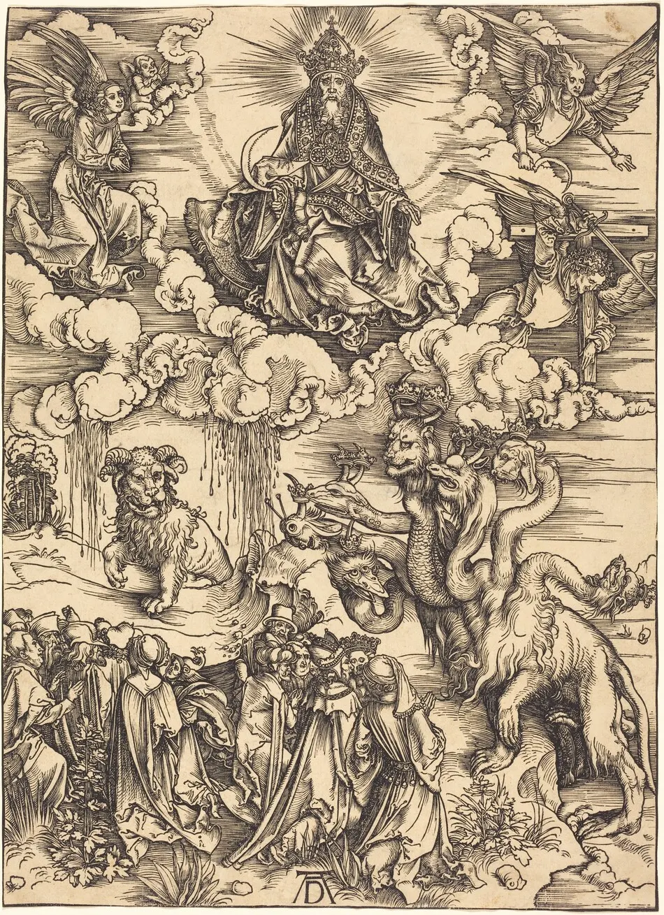 The Beast with Two Horns like a Lamb by Albrecht Dürer