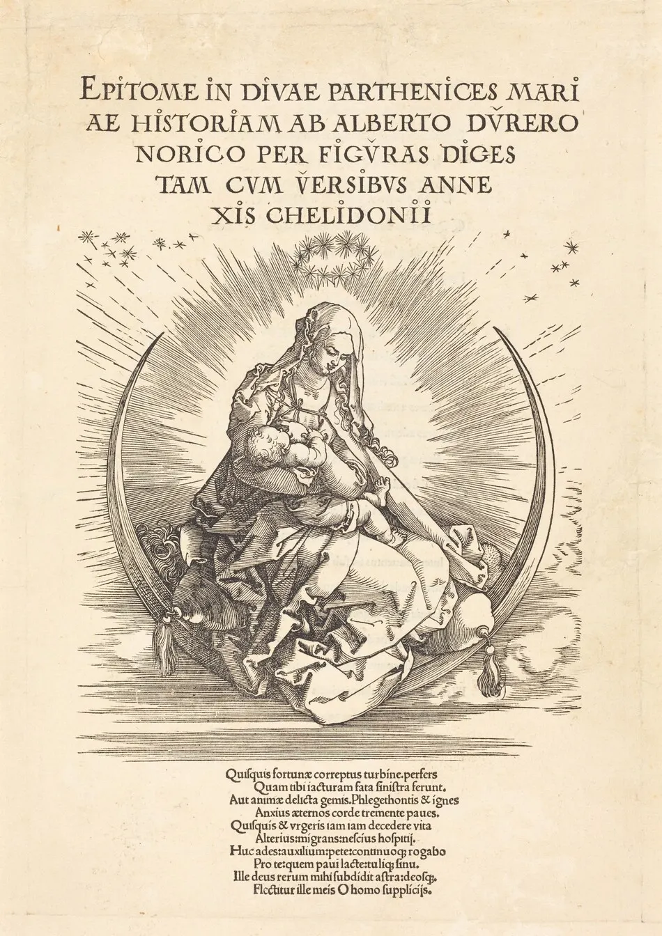 The Madonna on the Crescent by Albrecht Dürer