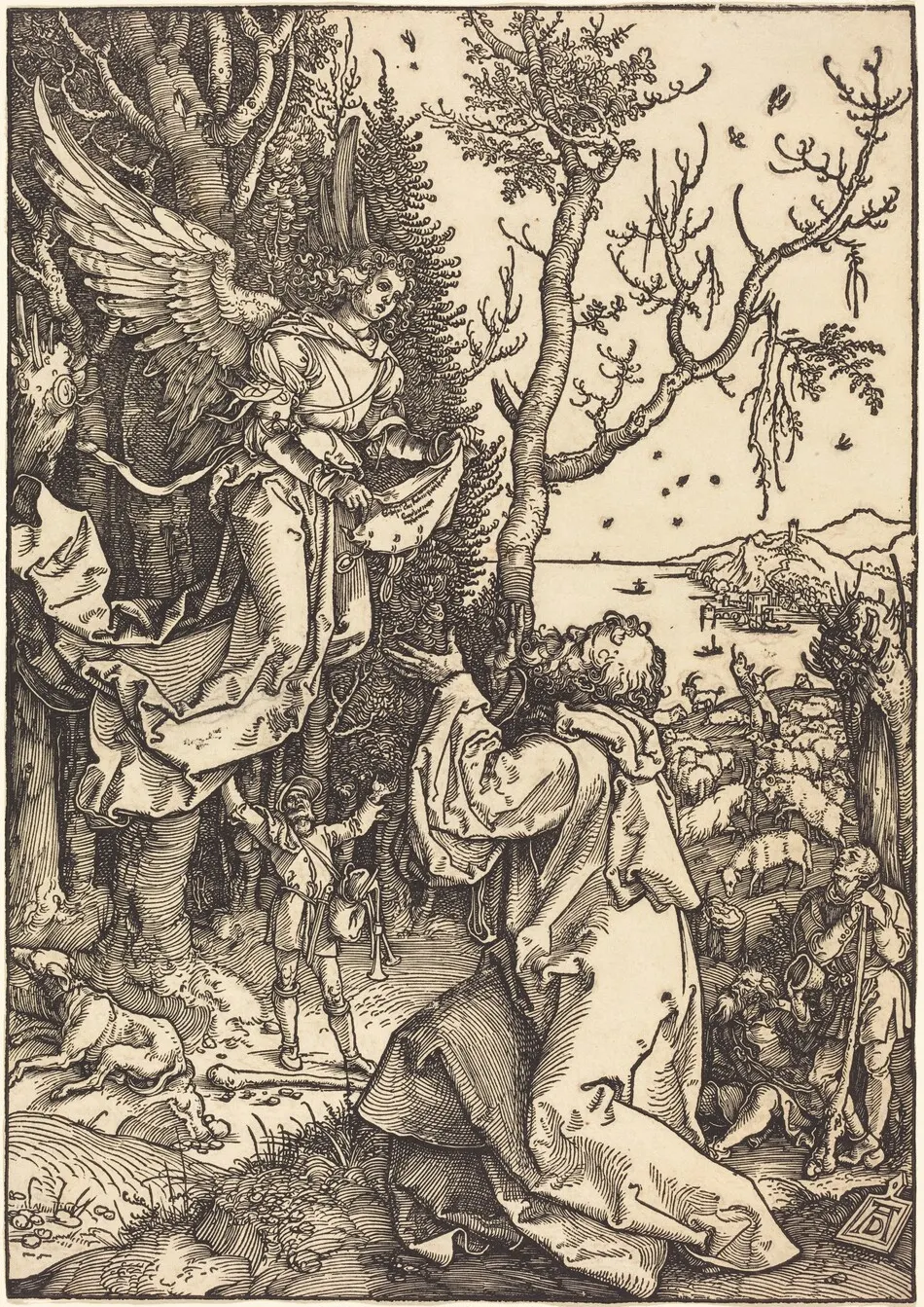 Joachim and the Angel by Albrecht Dürer