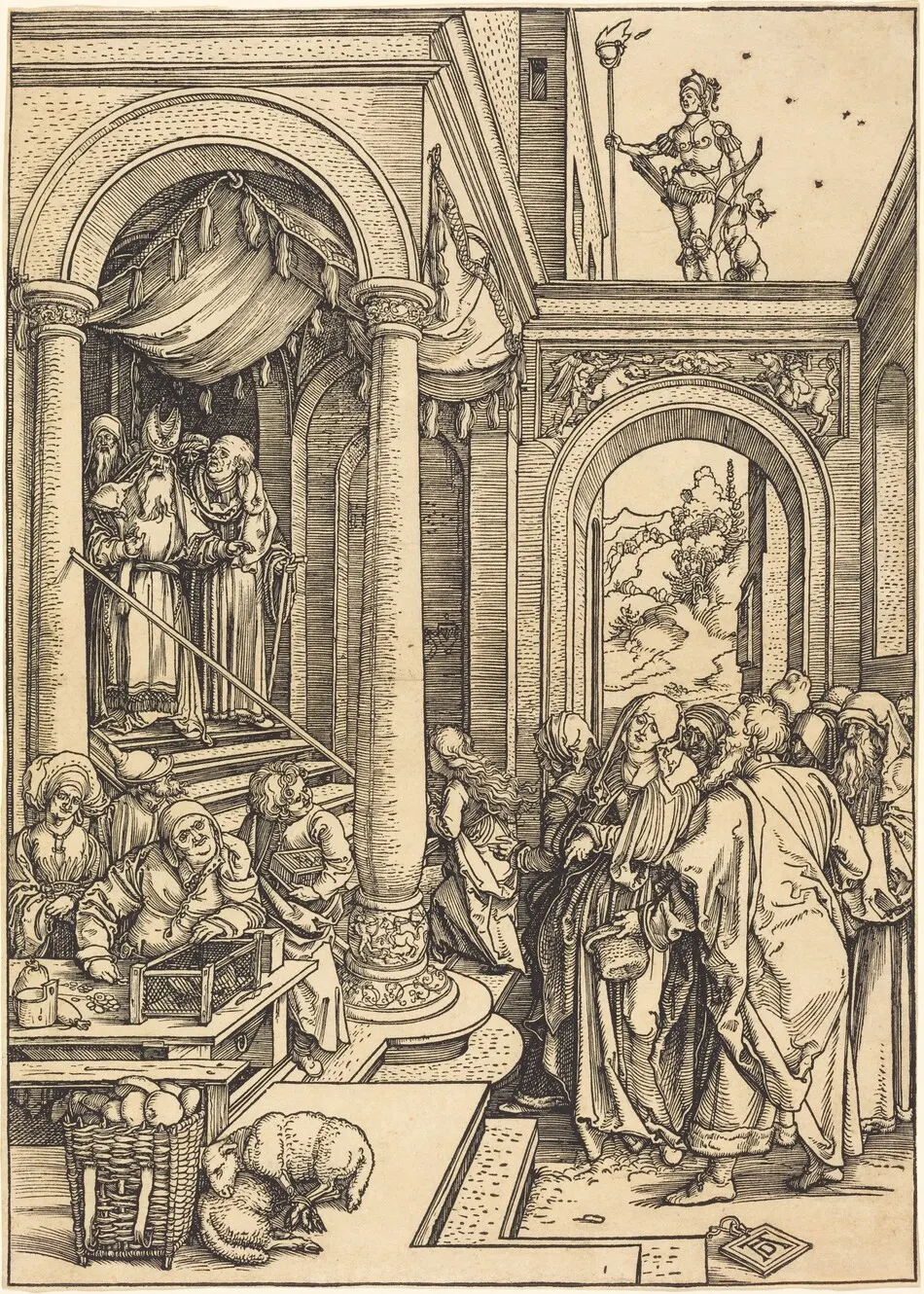 The Presentation of the Virgin in the Temple by Albrecht Dürer