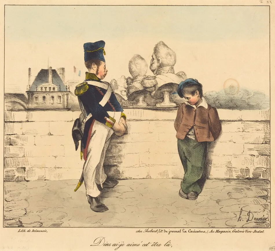 Dieu ai-je aimé cet être la by Honoré Daumier