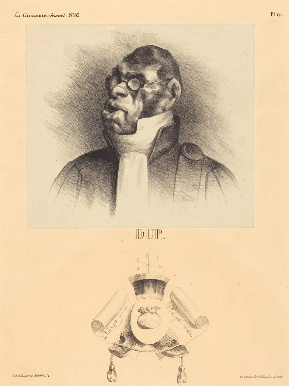 Dupin ainé by Honoré Daumier