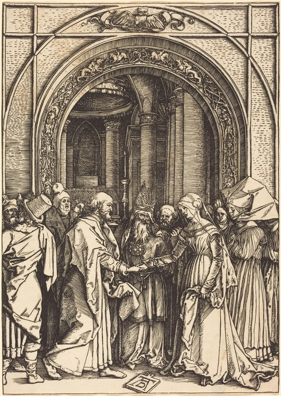 The Betrothal of the Virgin by Albrecht Dürer