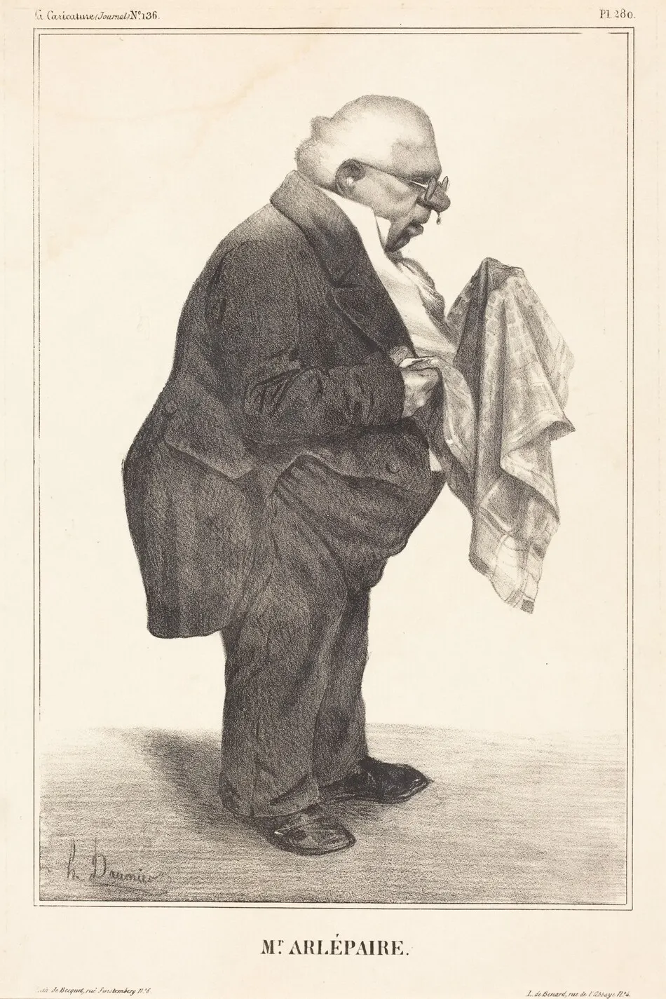Harlé père by Honoré Daumier