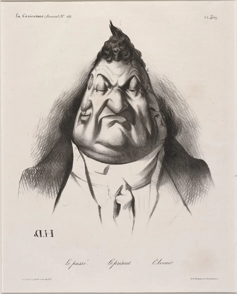 Le passé - Le présent - l'Avenir by Honoré Daumier