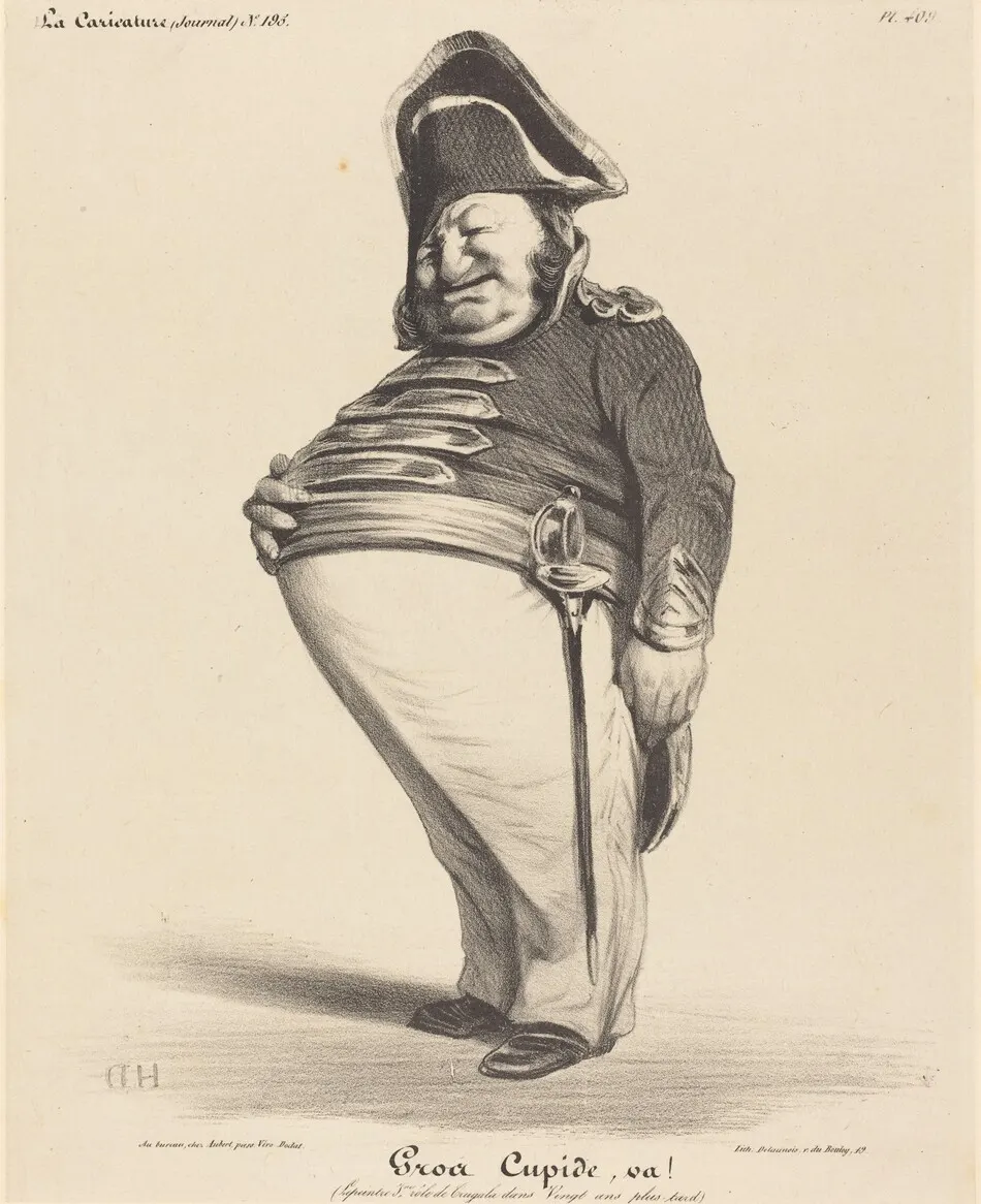 Gros Cupide, va! by Honoré Daumier