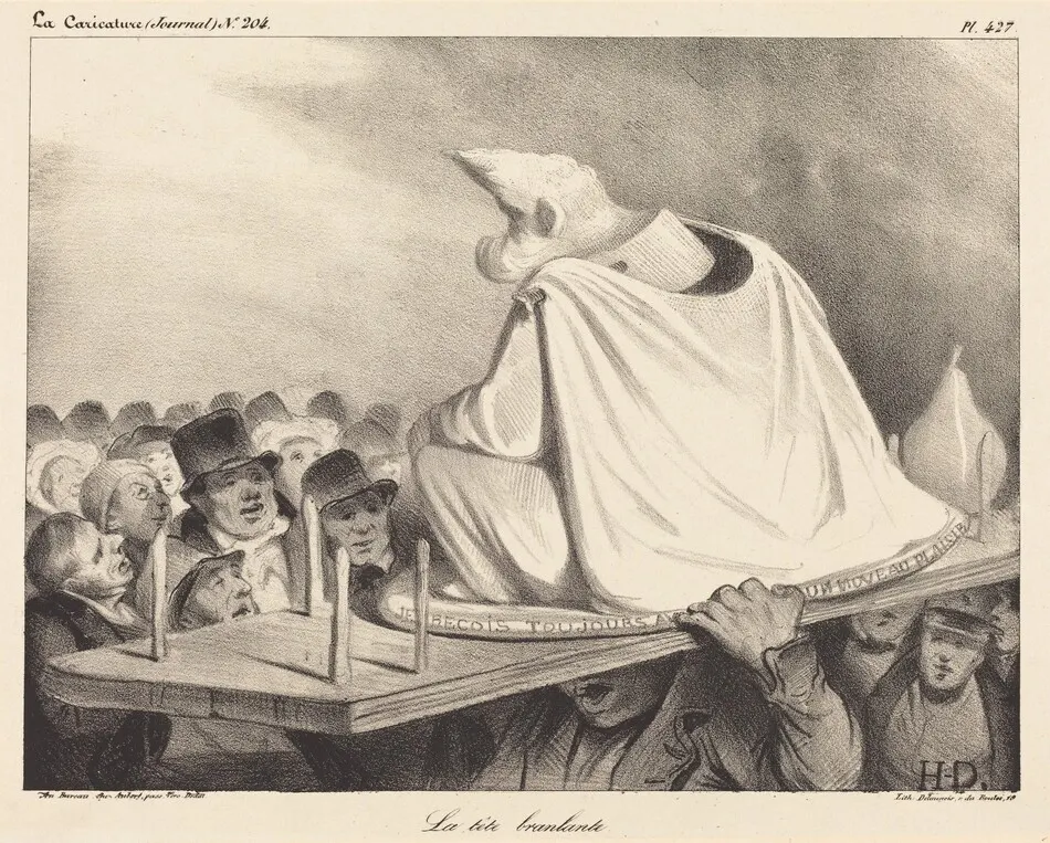 La tête branlante by Honoré Daumier
