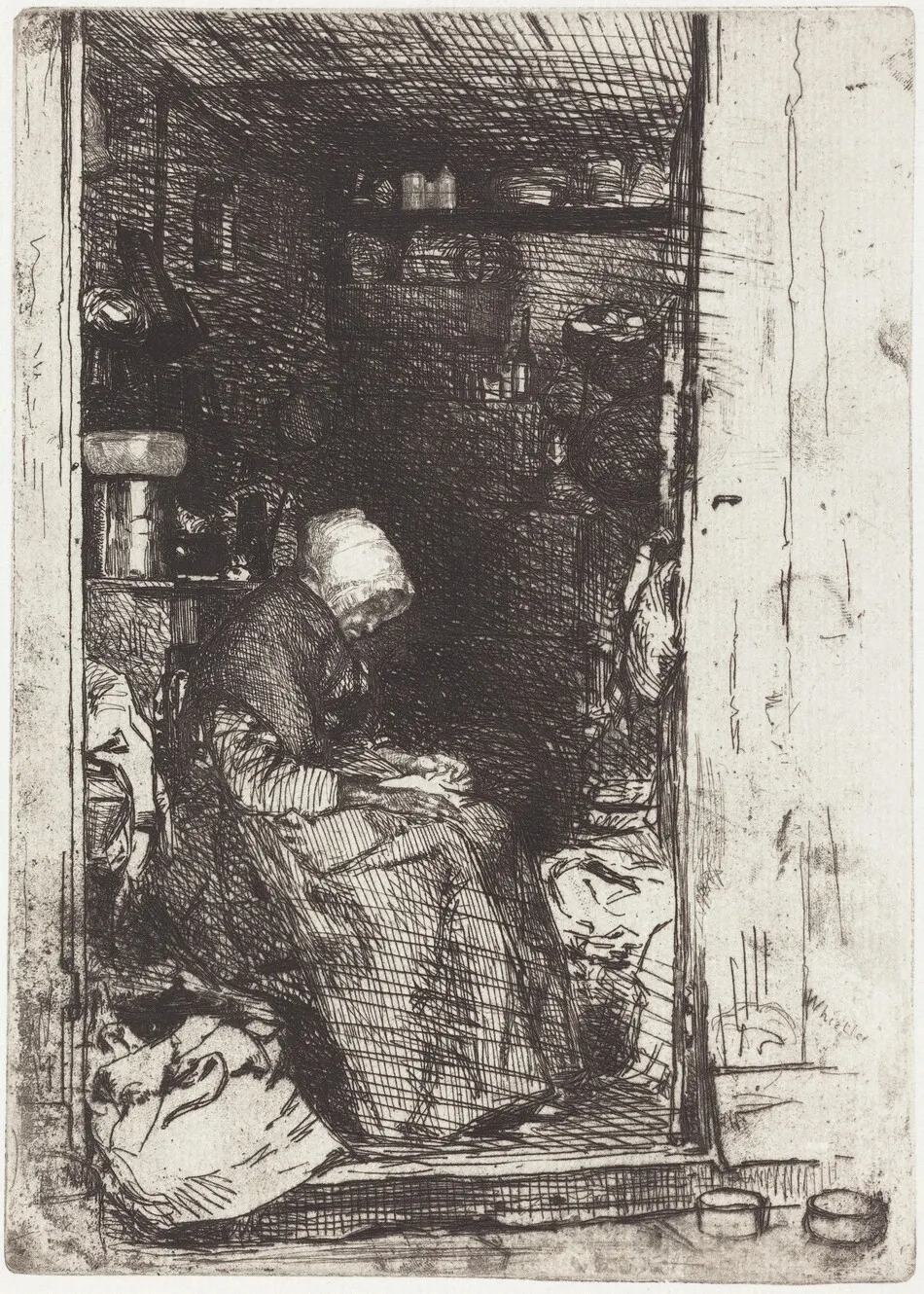 La Vieille aux Loques by James McNeill Whistler
