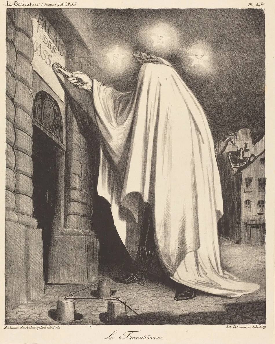 Le Fantome by Honoré Daumier