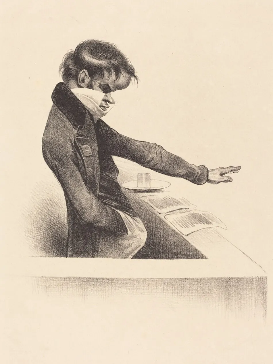 Viennet a la Tribune by Daumier, Honoré