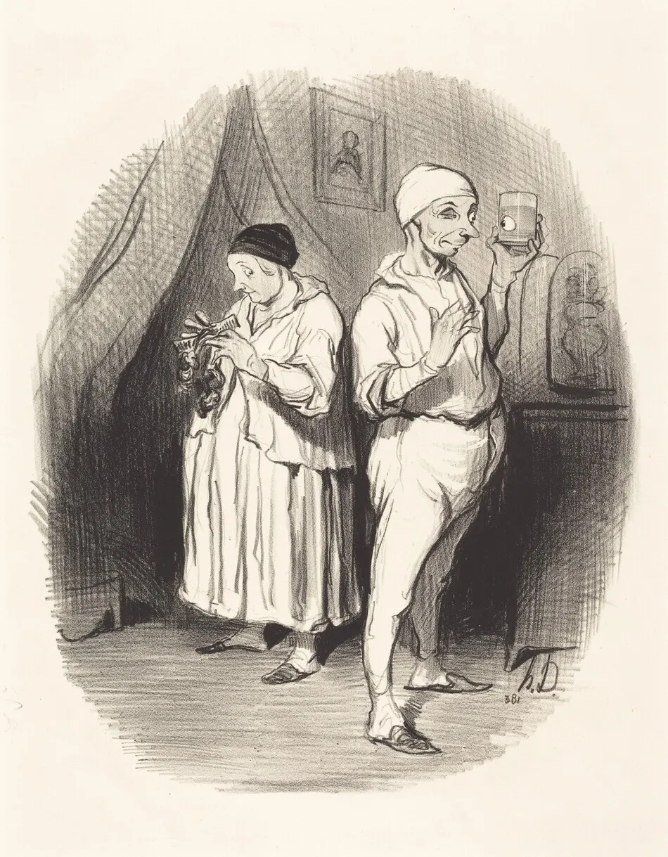 L'Oeil du maitre by Honoré Daumier