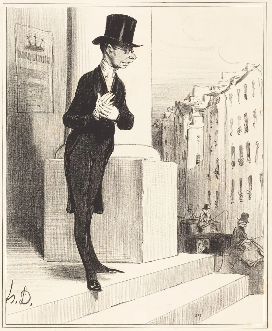 Pique-Assiette by Honoré Daumier