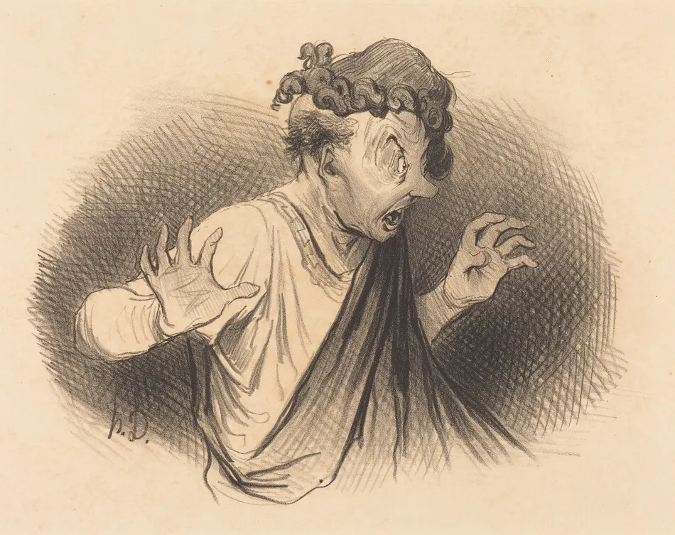 Pour qui sont ces Serpents... by Honoré Daumier