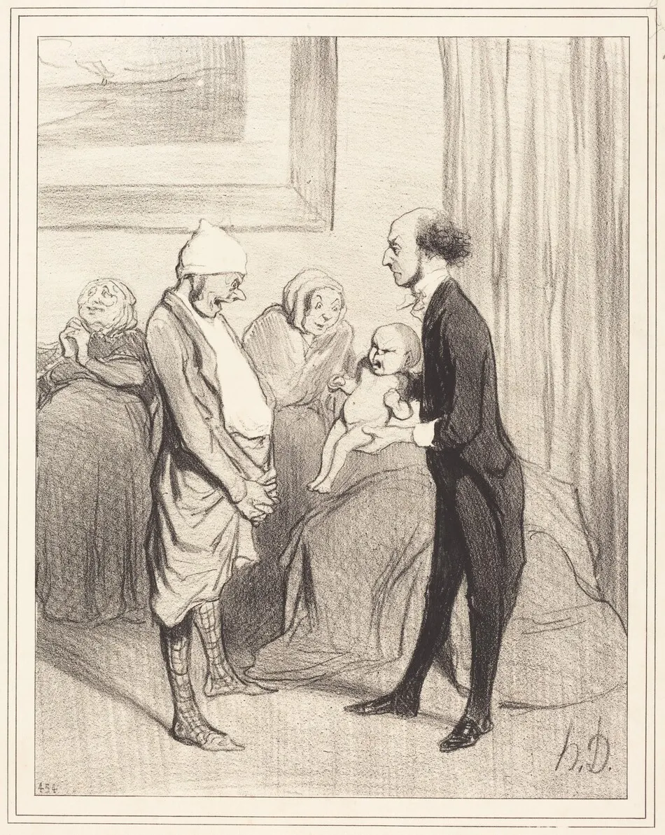 L'Entrée dans la vie by Honoré Daumier