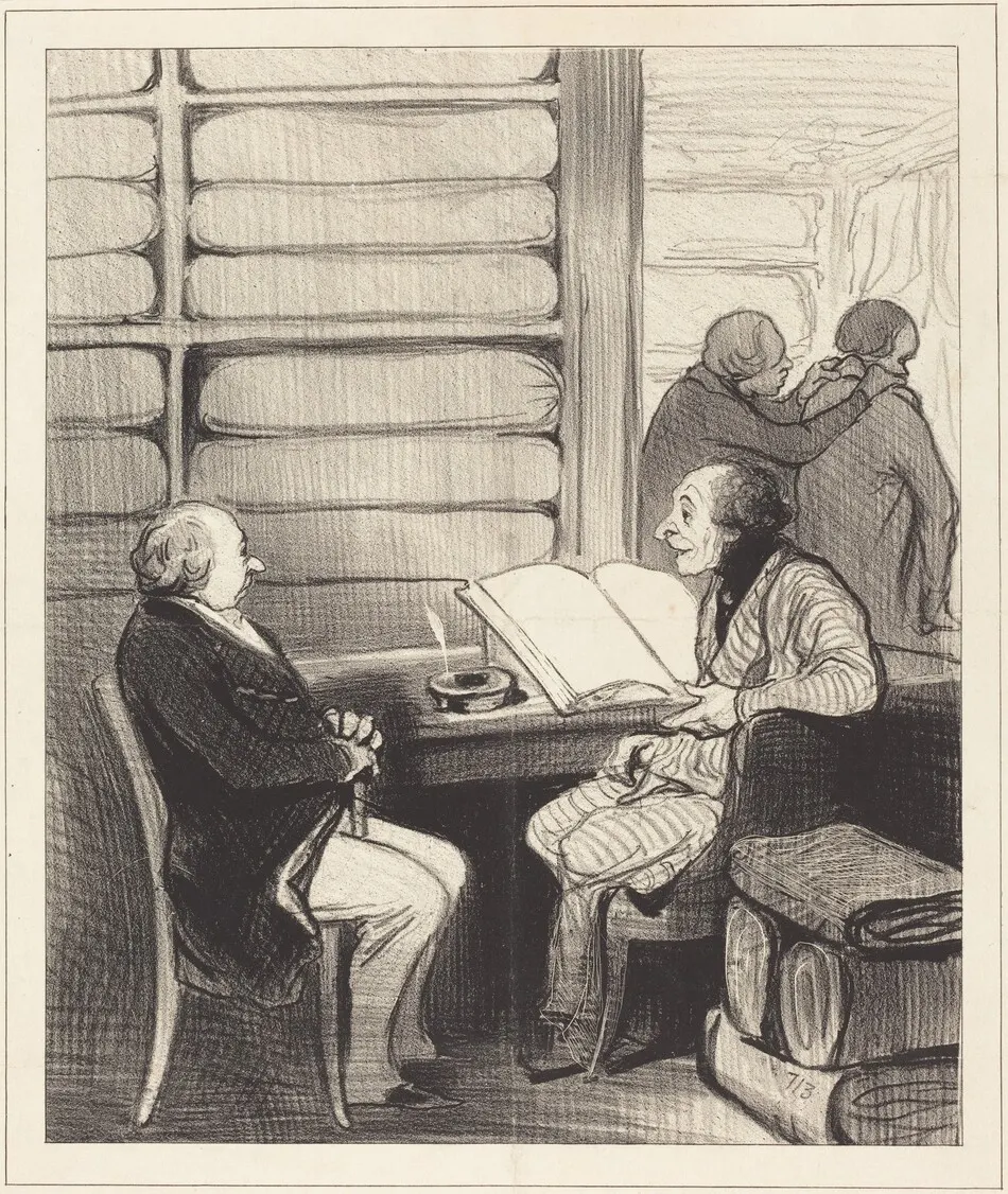 Oui, mon cher monsieur Badoulard, je vais... by Honoré Daumier