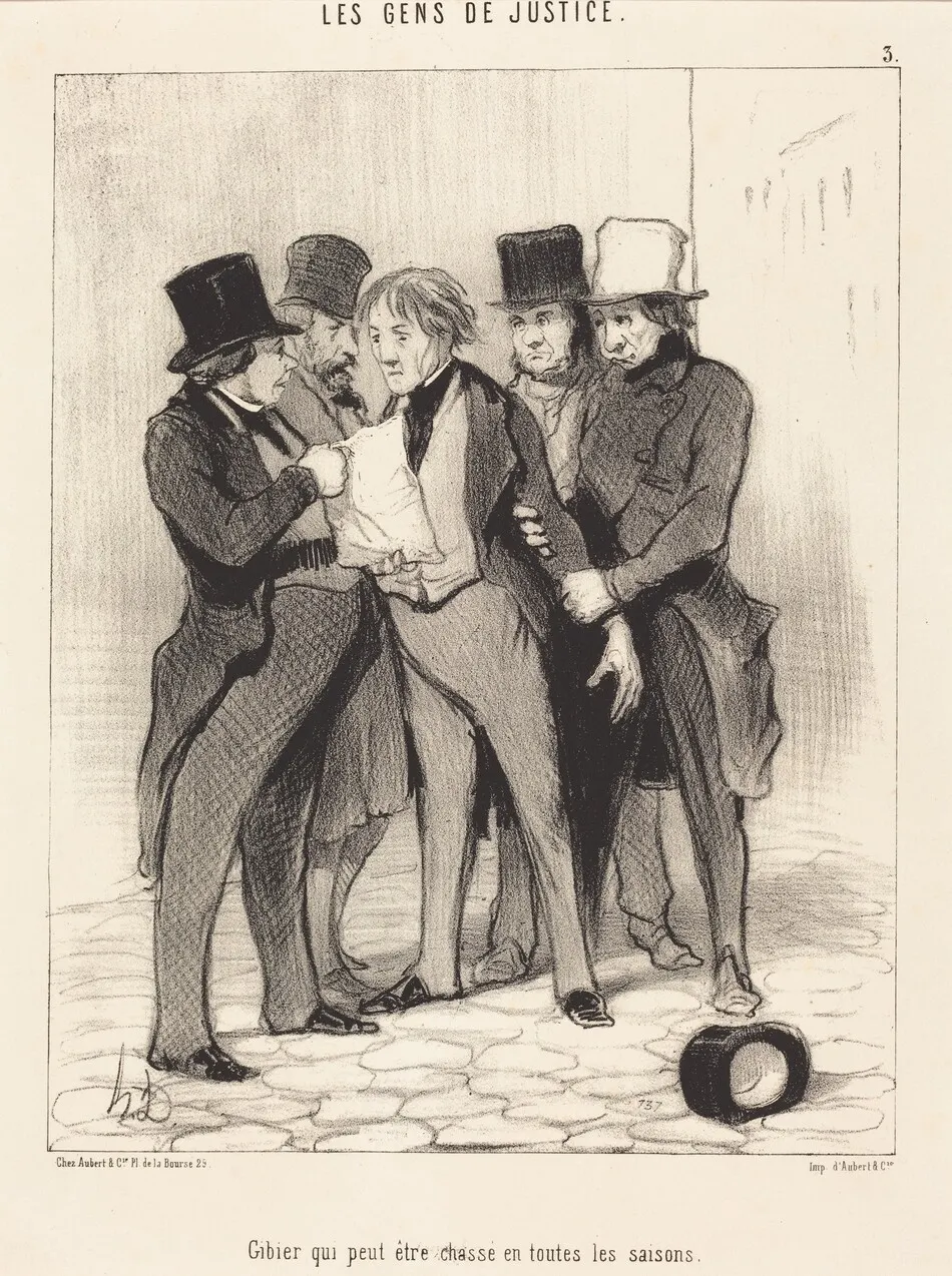 Gibier qui peut être chassé en toutes les saisons by Honoré Daumier