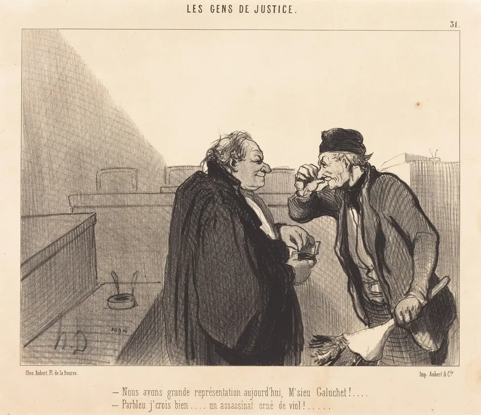 Nous avons grande représentation aujourd'hui by Honoré Daumier