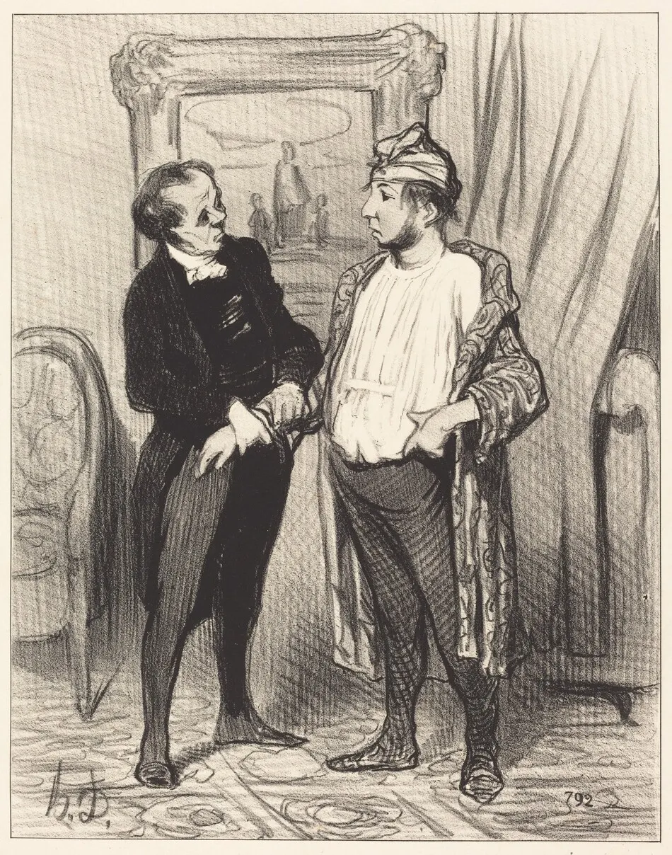 Mon cher je t'assure que je te... by Honoré Daumier