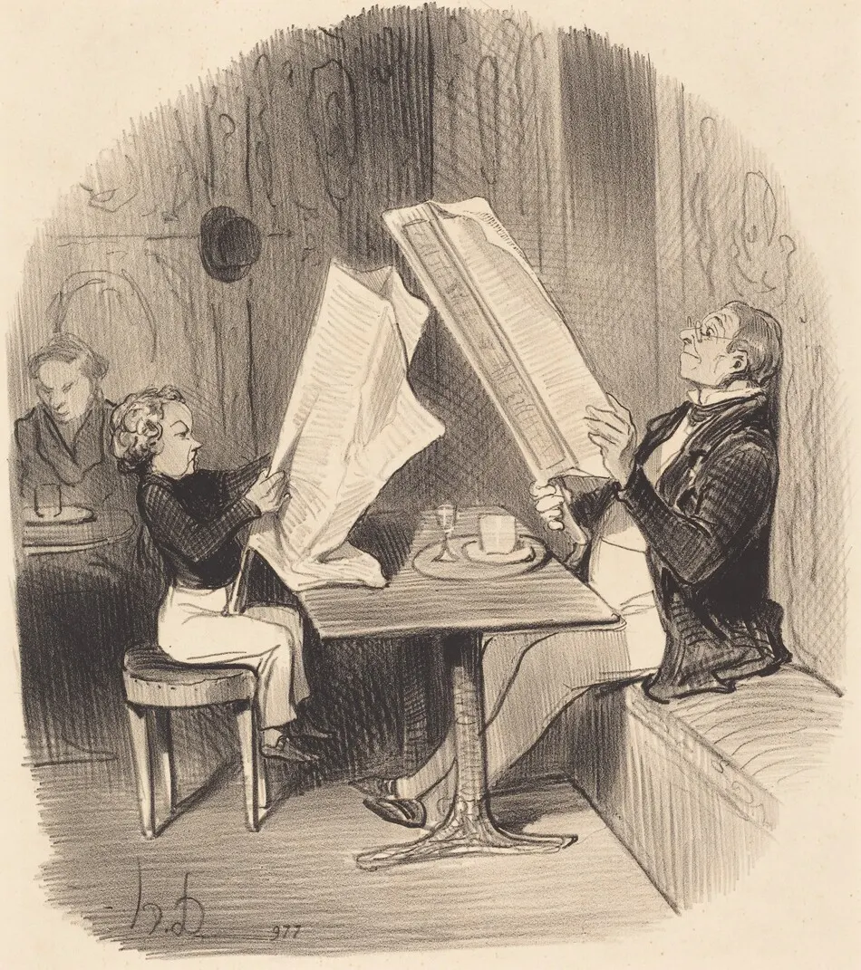 Un Enfant qui s'amuse de peu... by Daumier, Honoré