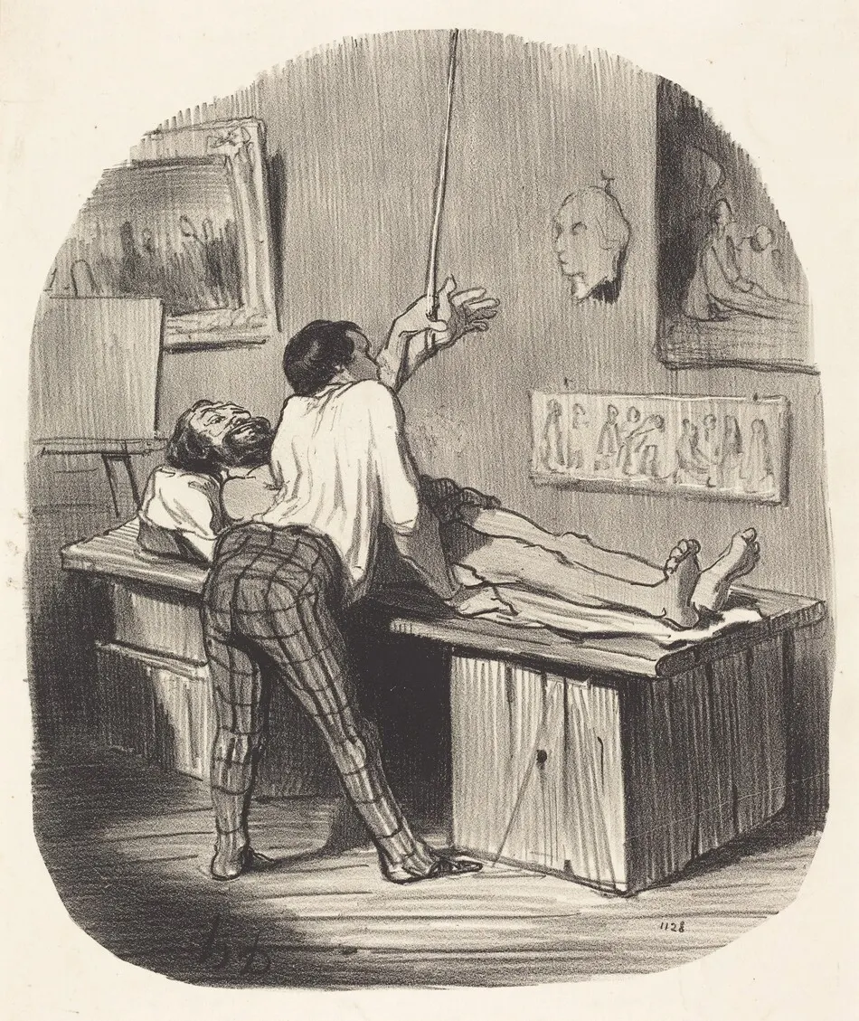 Comment, Saint-Gervais a pris cette... by Honoré Daumier