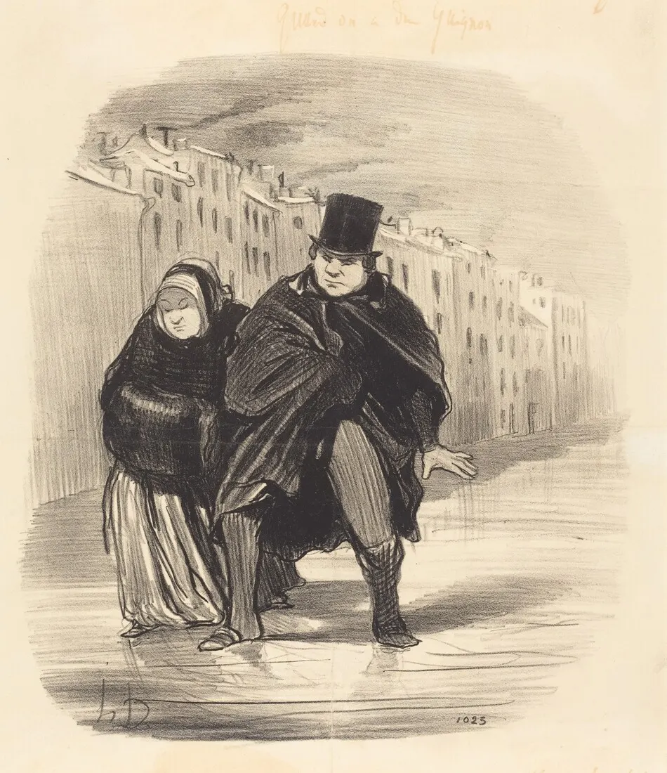 Tu m'reprendras encore... a aller souhaiter... by Daumier, Honoré