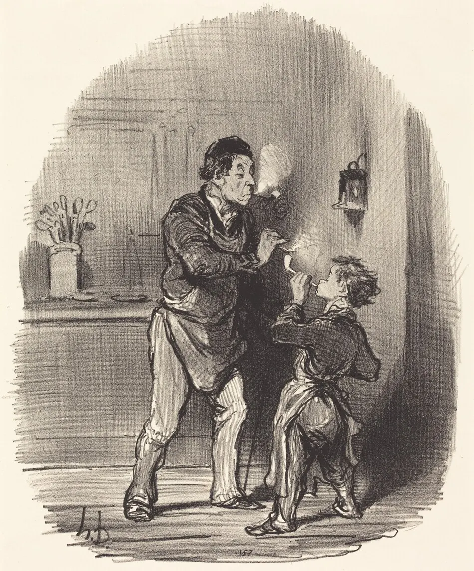 Le Chiffonnier philosophe by Honoré Daumier