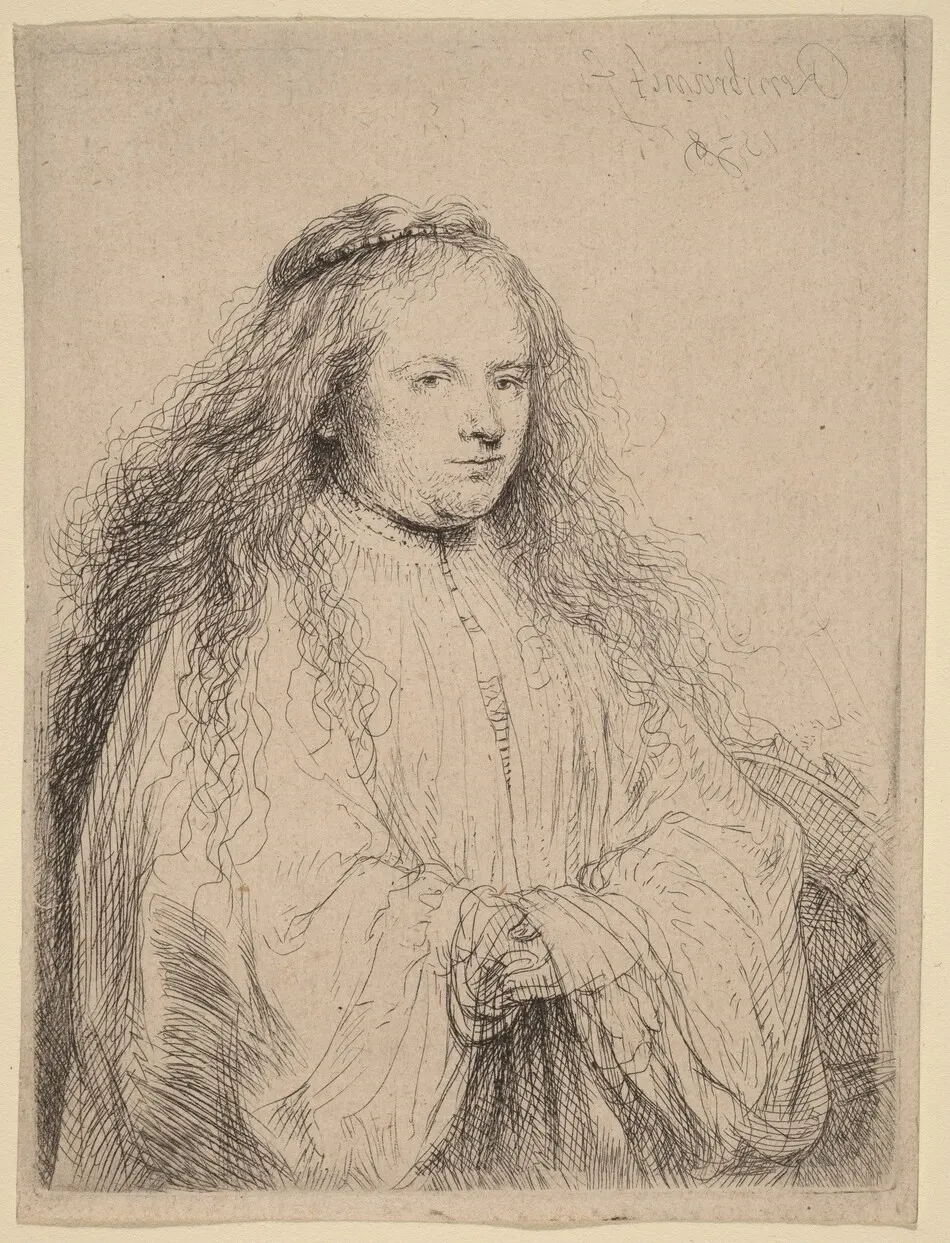 The Little Jewish Bride (Saskia as Saint Catherine) by Rembrandt van Rijn