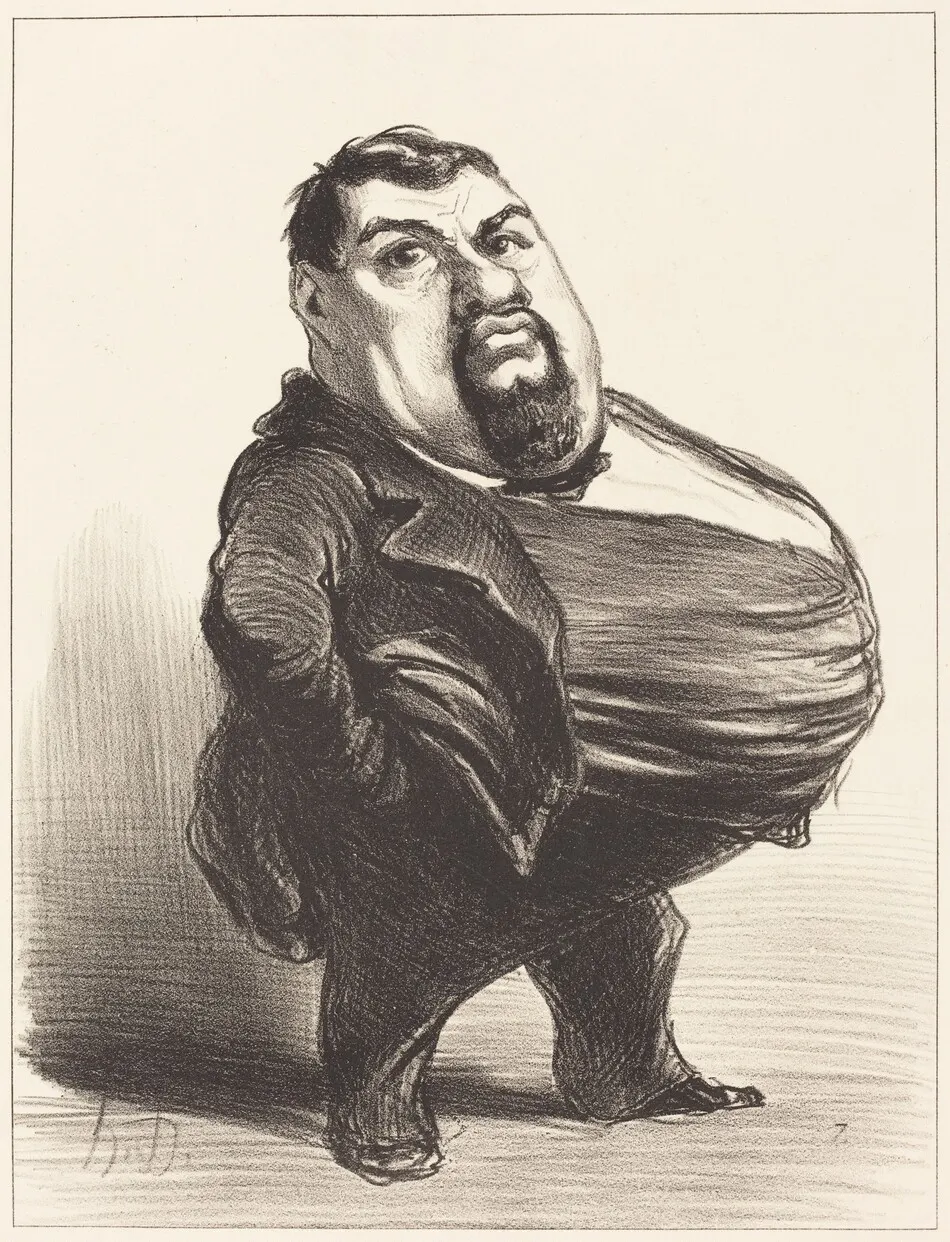 Antony Thouret by Honoré Daumier