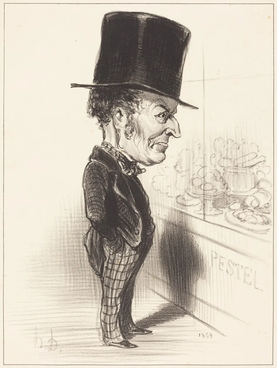 Jean Charles Besnard by Honoré Daumier