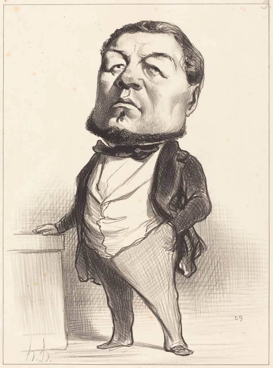 F.J. Ducoux by Honoré Daumier