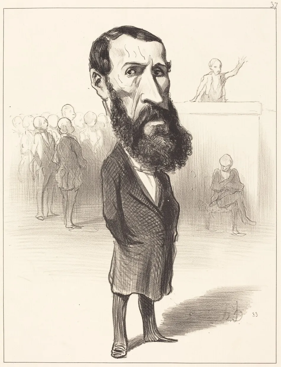 Jean-Louis Greppo by Honoré Daumier