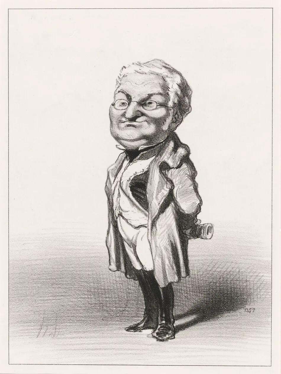 Adolphe Thiers by Honoré Daumier